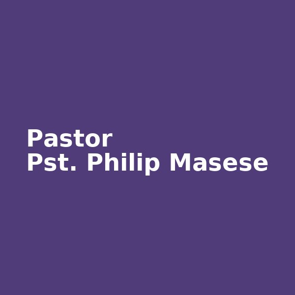 Pastor